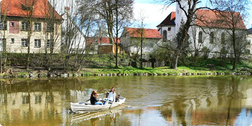 Ferienhaus Siggi - der Dorfweiher von Ellzee